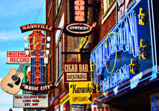 Nashville, Tennessee in America's Deep South.