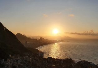 sunrise Mirante do Arvrão hotel Vidigal rio de janeiro favela
