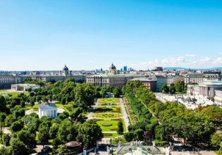 The iconic Ringstrasse in Vienna, Austria.