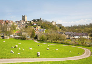 The atmospheric cheese-producing town of Richmond in Swaledale, England